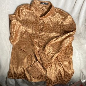 Shimmery Leopard print shirt
